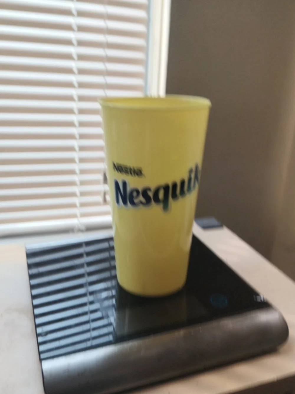 Nestle Nesquick Yellow Character Plastic Cups - Set of 2